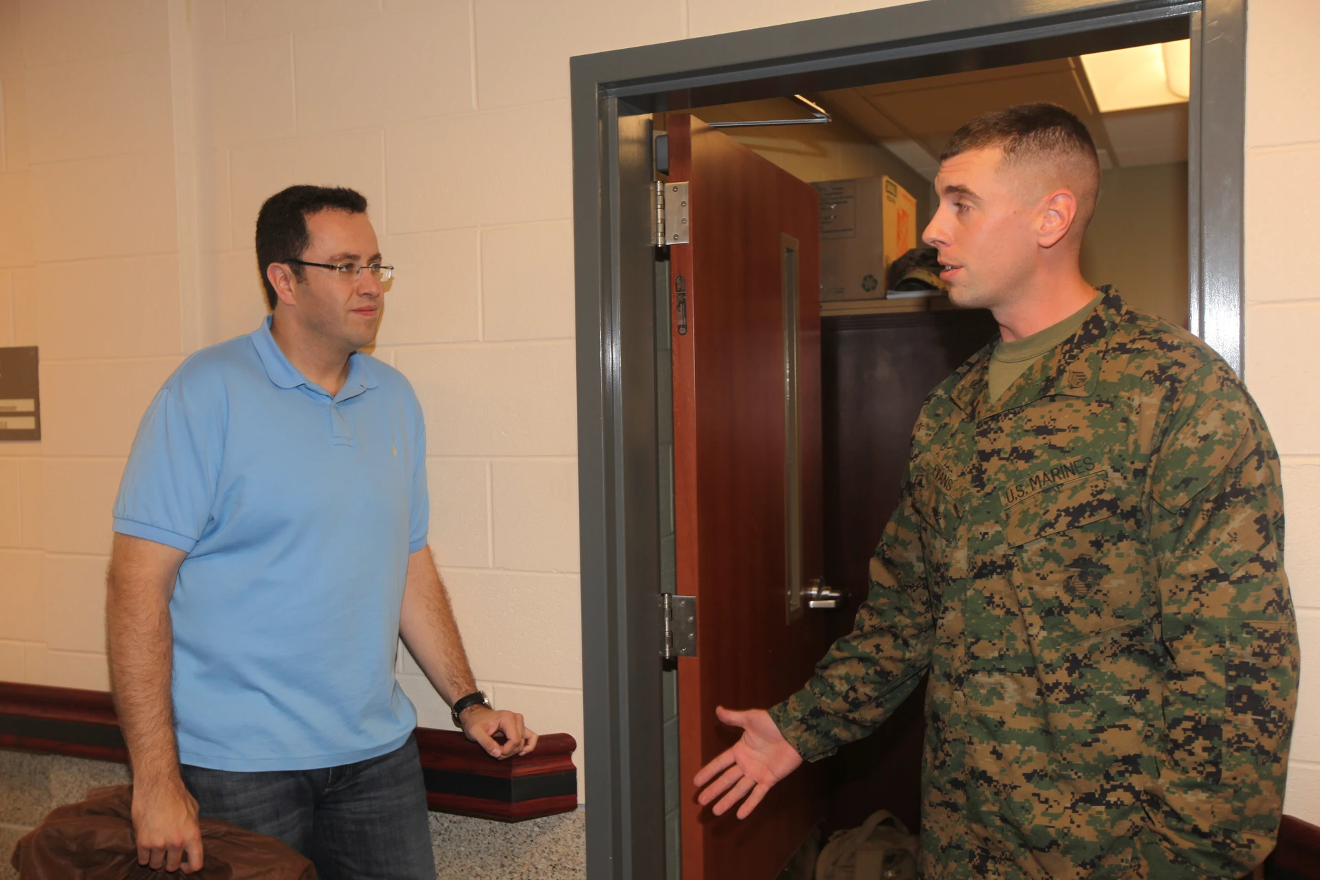 Jared Fogle at Marine Corps Base Camp Lejeune 3.jpg