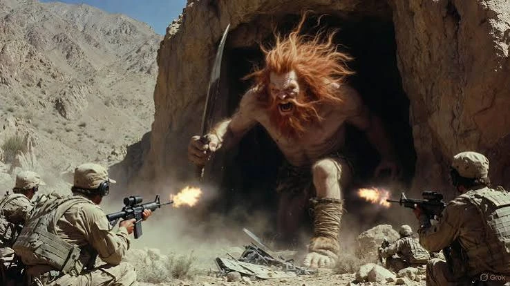 The Giant of Kandahar: Did U.S. Soldiers Kill a 12-Foot Monster in an Afghan Cave? - Weird Darkness