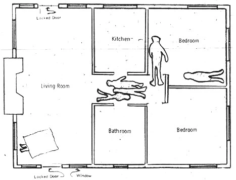 Summerset Cottage Robison Family Murders Diagram Petoskey News-Review July 23, 1968.jpg