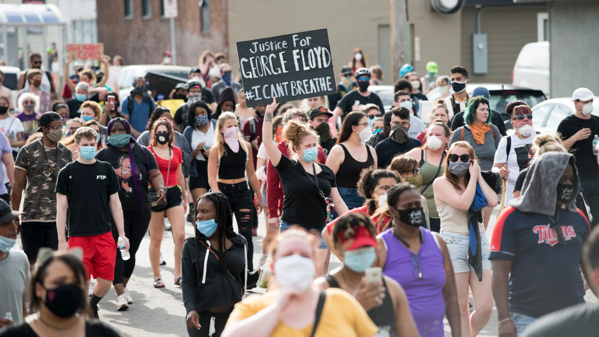 Protest against police violence - Justice for George Floyd, May 26, 2020 11.jpg