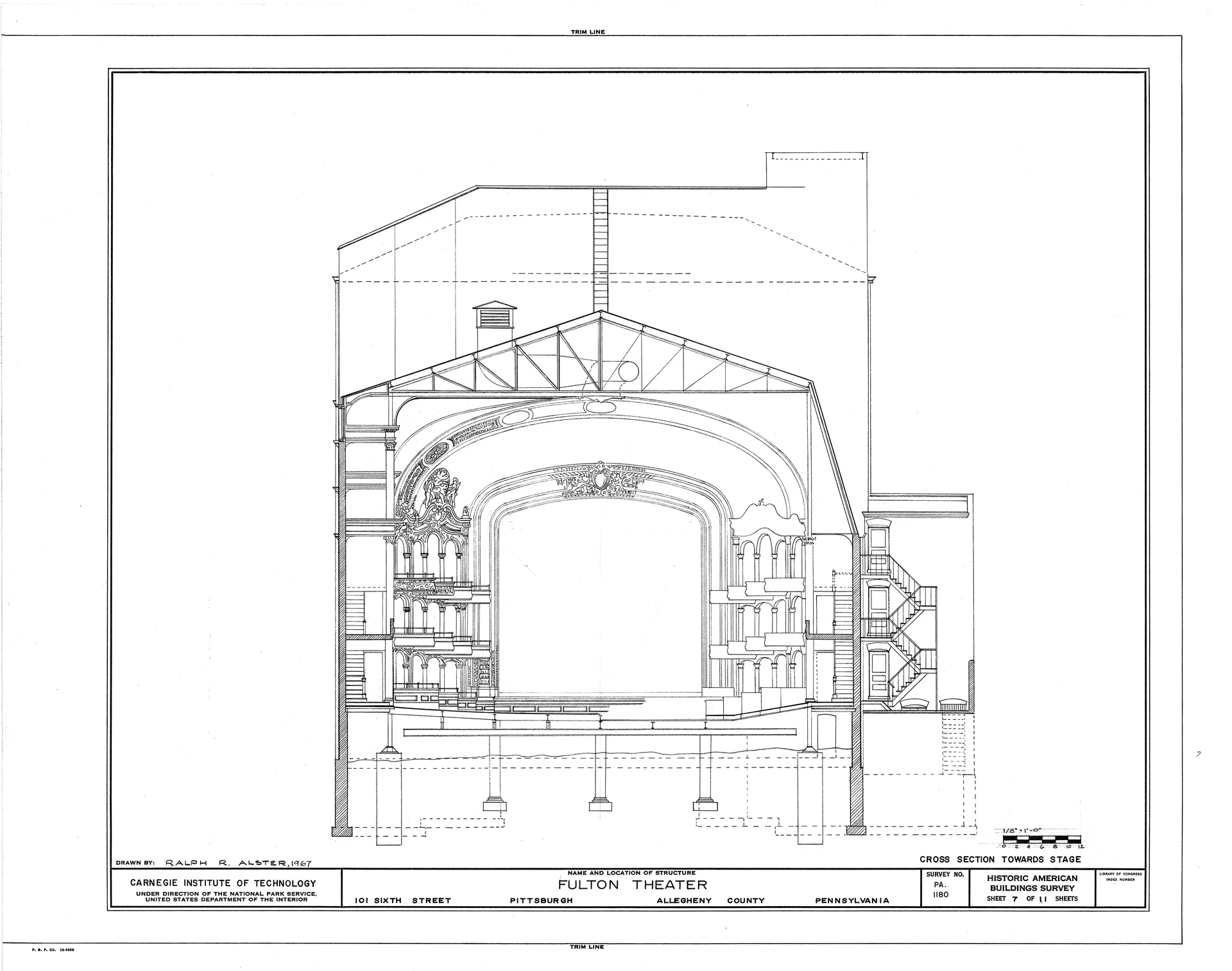 Fulton Theater, 101 Sixth Street, Pittsburgh, Allegheny County, PA HABS PA,2-PITBU,27- (sheet 7 of 11).png